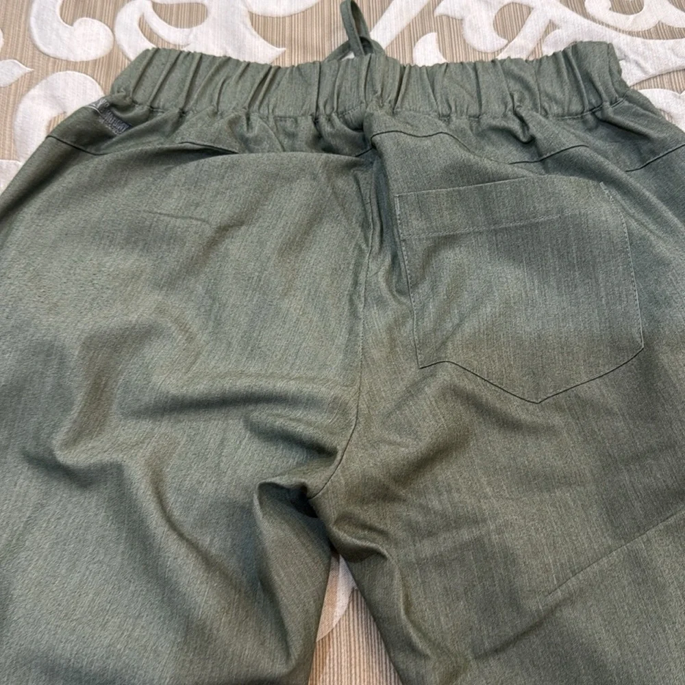 Grey's Anatomy Sage Green Scrub Top and pants - Picture 6 of 11